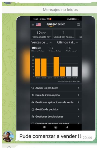 Testimonios de Amazon pro Academy 1